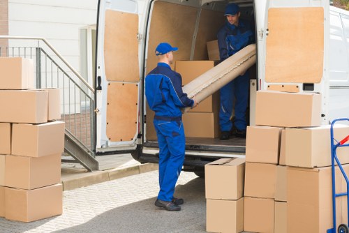 House moving team planning a removal in Harefield