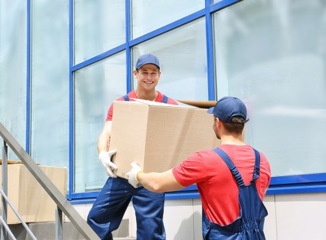 Removal team planning a house move in Harefield
