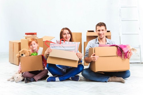 Commercial and residential moving van transport in Harefield