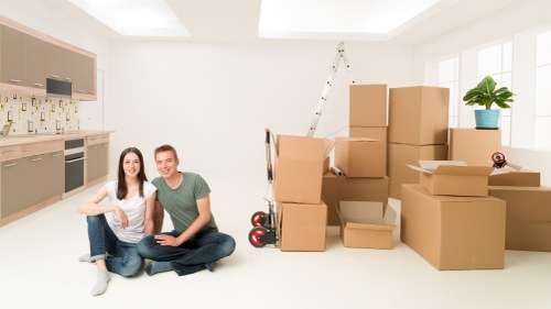 Customer booking details and service agreement for a van and man move