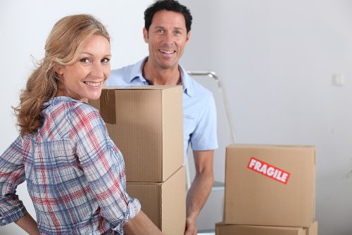 Local packing and unpacking support for a Harefield property