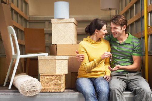 Moving truck planned for a local relocation in Harefield