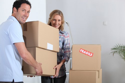 Commercial furniture pick-up for a business in Harefield